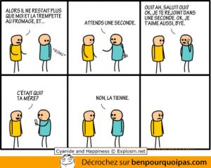 ben pourquoi pas cyanide and happiness: cetait qui au telephone