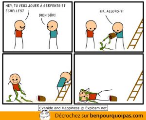 ben pourquoi pas_cyanide and happiness: serpents et echelles