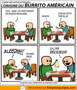 Ben pourquoi pas - origine du burrito americain - cyanide and happiness