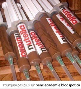 nutella en seringue