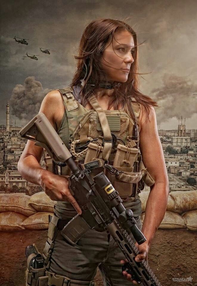 badass soldier woman