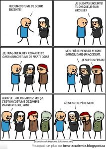 cyanide and happiness en francais - les costumes