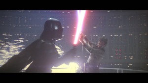Duel entre Luke Skywalker et Darth VAder