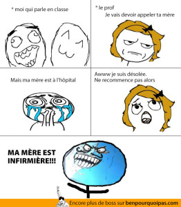 Ma mère est infirmière
