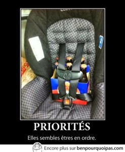 priorités bien en ordre