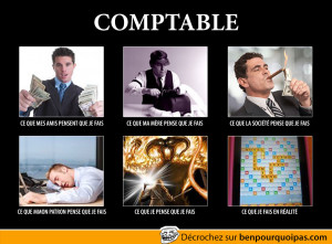 Comptable: réalité versus ce que les gens pensent