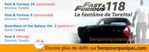 fast and furious 118 le fantôme de Toretto