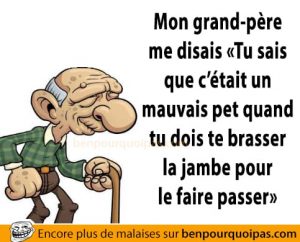 Grand-père et les mauvais pet