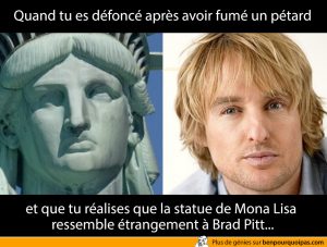ben-pourquoi-pas-Mona Lisa ressemble étrangement à Brad Pitt.
