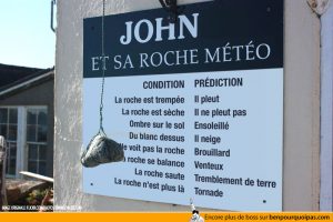 Ben pourquoi pas - John et sa roche météo