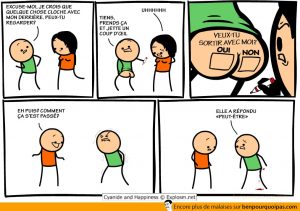 Cyanide and Happiness en français: Quelque chose cloche avec mon derrière