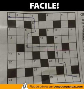 Les jeux dans les journaux c'est facile!