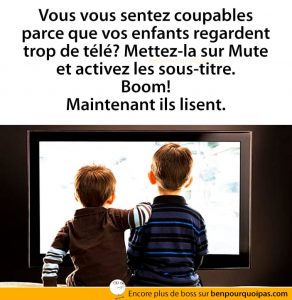 Ces enfants qui regardent trop la télé