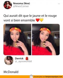 Qui aurait dit que le jaune et le rouge vont si bien ensemble