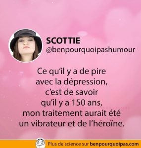 soigner la dépression avec un vibrateur et de l'héroïne