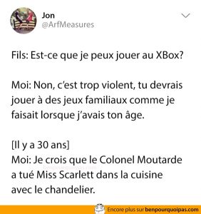 Les jeux vidéo, plus violent que les jeux de tables?