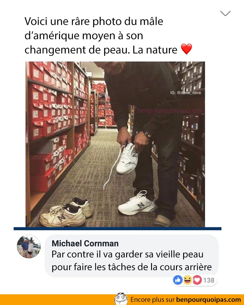 Râre photo du male américain qui change de peau, c'est beau la nature!