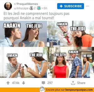 Anakin et l'explication de son revirement vers les Sith