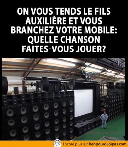 Vous avez le contrôle: on fais jouer quelle chanson?