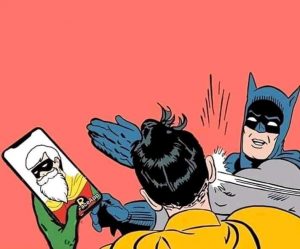 Face App batman robin claque au visage | ben pourquoi pas humour