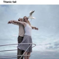 Quand tu veux recréer la scène du Titanic