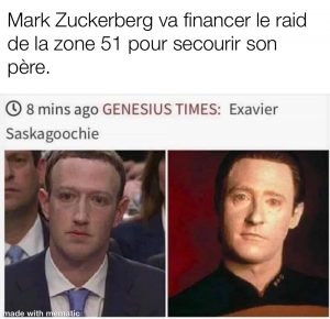 Mark Zuckerberg ressemble a data de star trek