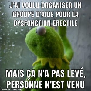 Groupe d'aide pour les hommes avec dysfonctions érectiles
