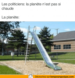 La planète n'est pas si chaude