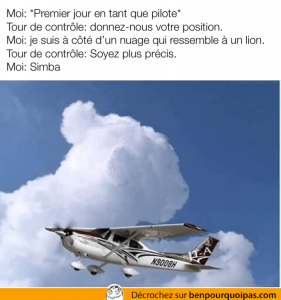 Quand t'es pilote, c'est important d'être précis
