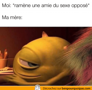 Mike monster inc lance un regard complice