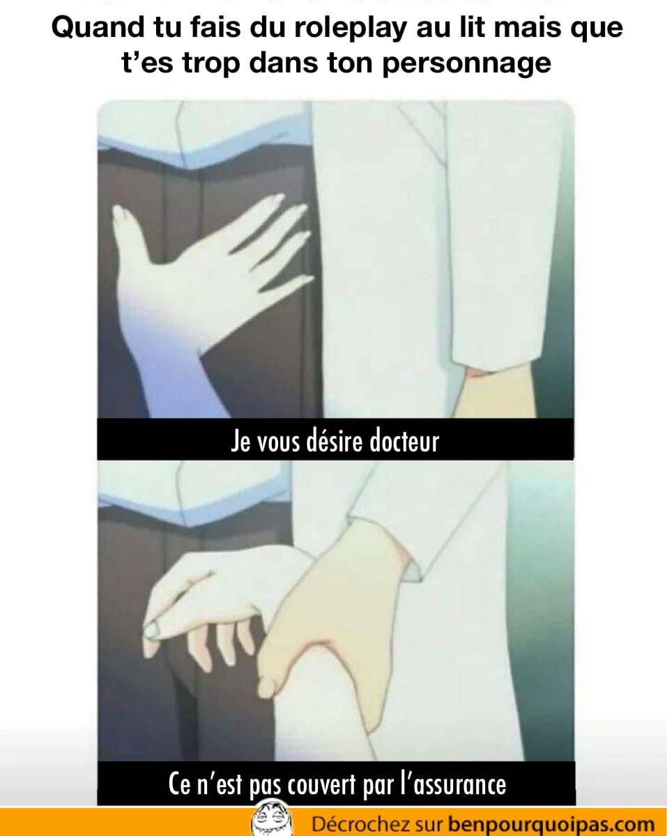 elle fais des avances au docteur mais il répond que ce n'est pas couvert par l'assurance