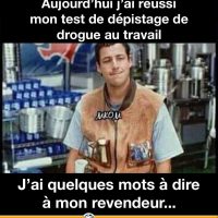J'ai réussi le test antidopage au bureau...
