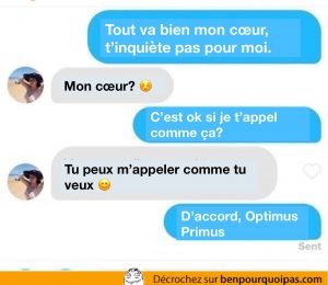 Quand tu donne des petits noms à ta copine