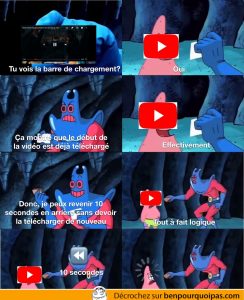 Bob l'éponge et Patrick qui ne comprends rien
