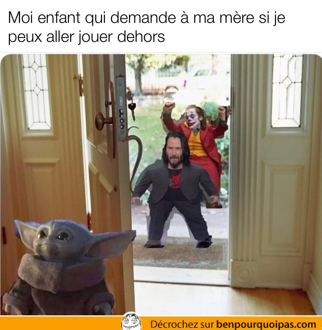 Quand tu demandes à ta mère si tu peux aller jouer dehors avec tes amis