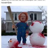 Quand j'entends de la musique de Noël en novembre