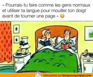 comment humecter son doigt pour tourner les pages d'un livre
