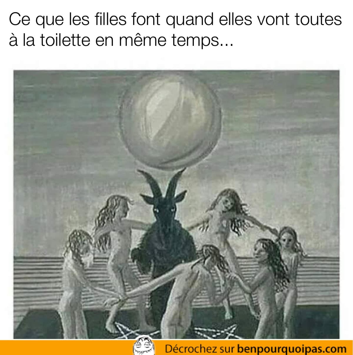 des vierges nues dansent autour du diable