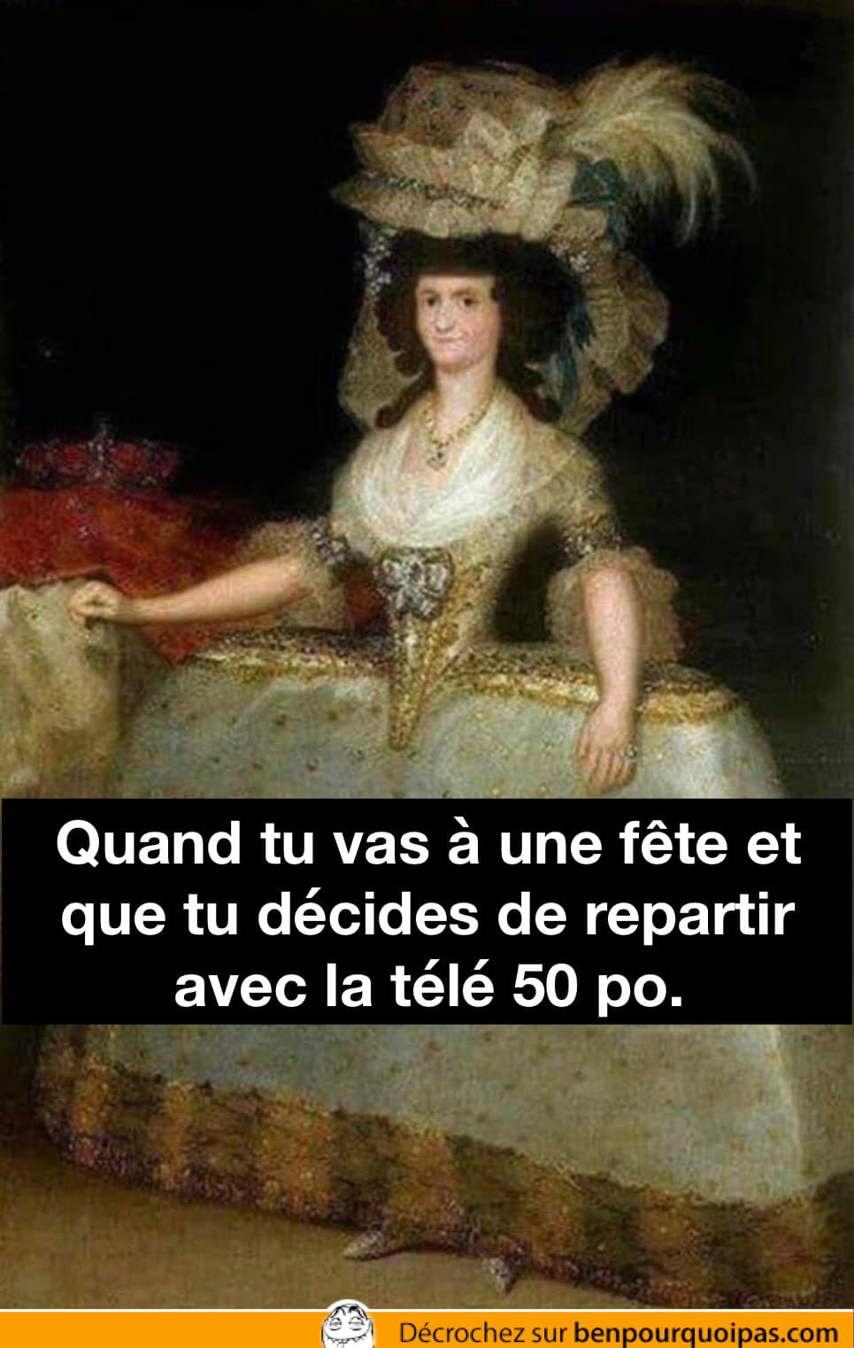 un tableau avec une femme portant une robe vraiment rectangulaire
