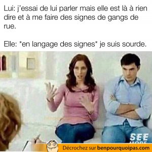une femme sourde en thérapie