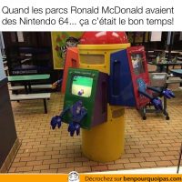 Qui se souviens des Nintendo 64 dans les McDonalds