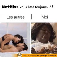 Netflix qui demande si on est toujours à l'écoute