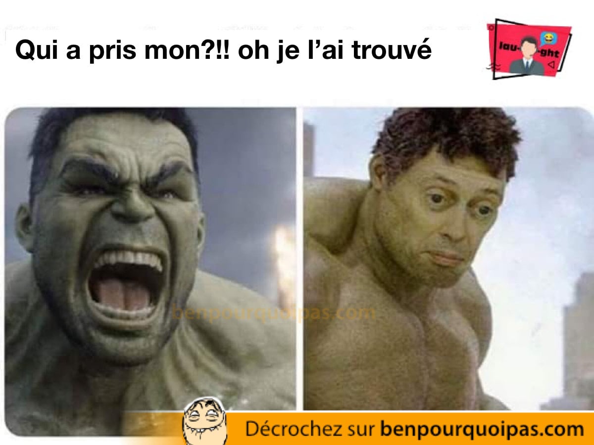 hulk est faché mais finalement calme