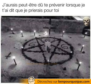 un setup de sacrifice pour satan