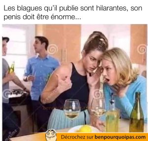 quand tu publies des blagues sur les médias sociaux et que les femmes sont après toi