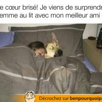 Surprendre ta copine au lit avec ton meilleur ami...