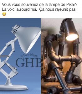 Vous vous souvenez de la lampe de Pixar? La voici aujourd'hui!