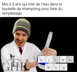 Quand tu est chimiste à 9 ans! Breaking Bad Meme
