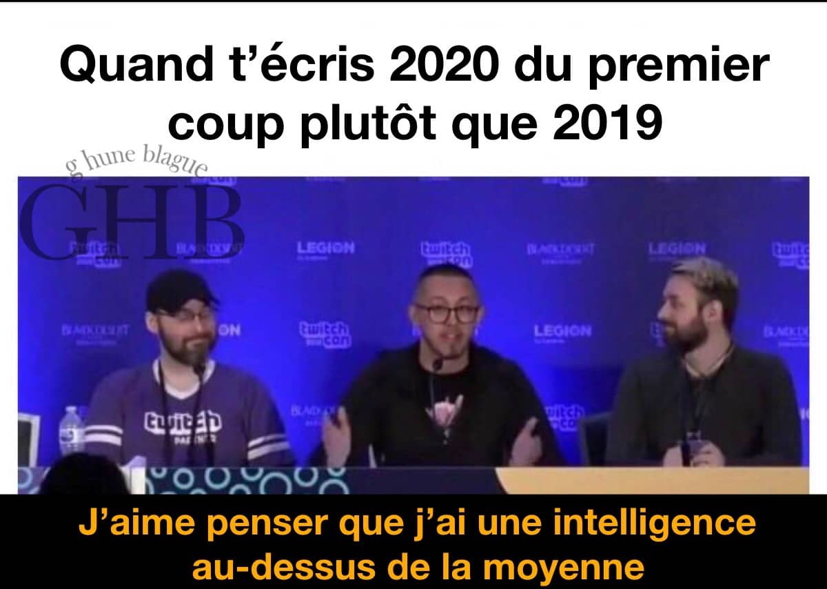 Quand t'es au début de l'année et que t'écris la date correctement du premier coup