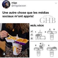 C'est fous ce qu'on peu apprendre sur les médias sociaux: comment manger son McDonald!